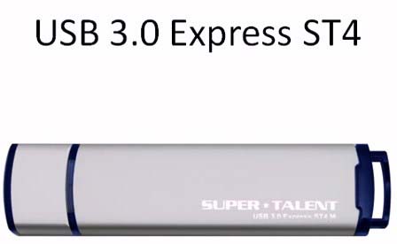 Super Talent ST4 - новая флешка с USB 3.0 подключением